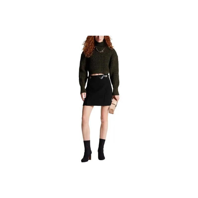 LOUIS VUITTON Casual Short Skirts Women's Black-1