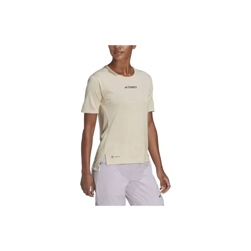 Adidas W MT TEE T-Shirt Women's Light Brown-3
