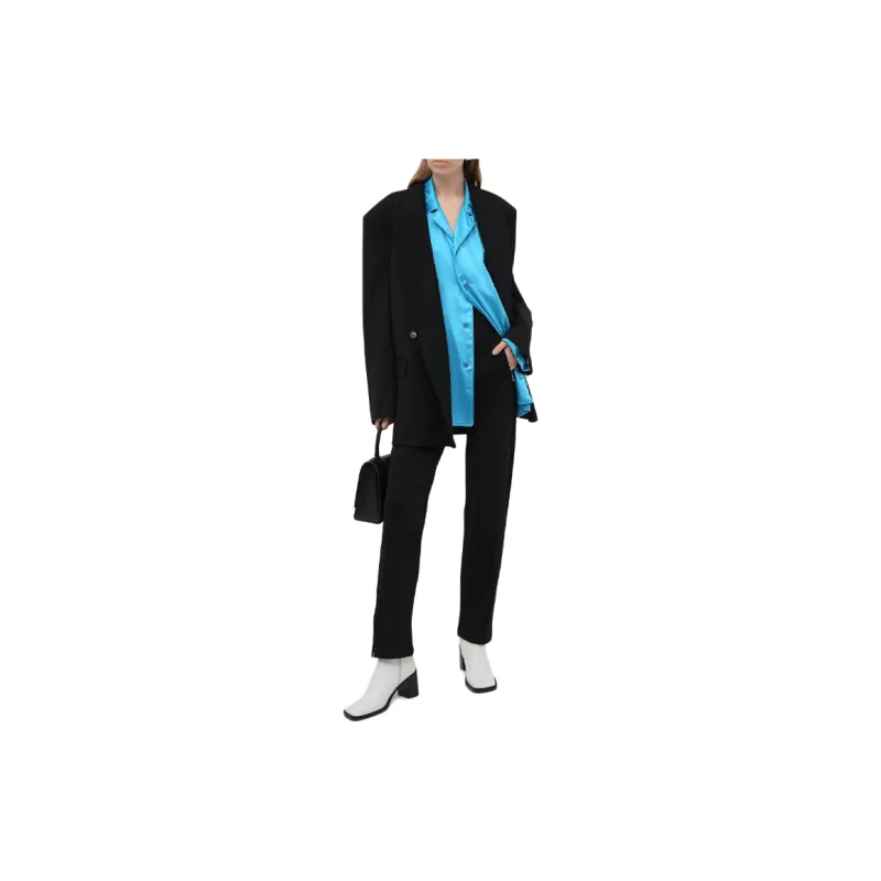 Balenciaga Shirts Women's Royal Blue-3