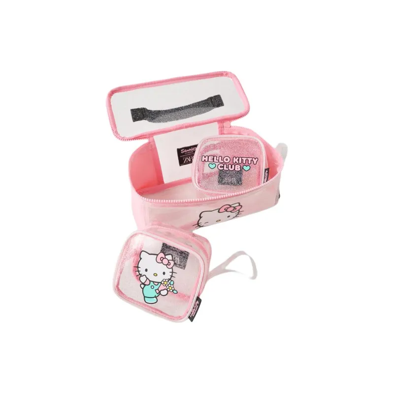 ZARA Plastic Toiletry Bag Kids' Pink-5