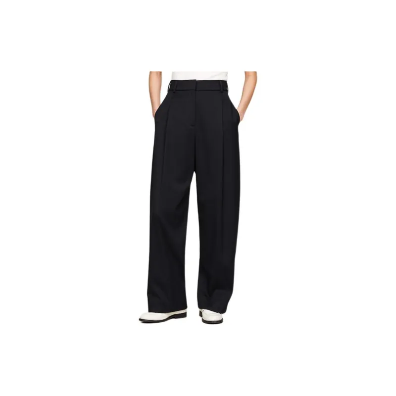 Tommy Hilfiger FW24 Casual Pants Women's Navy Blue-2