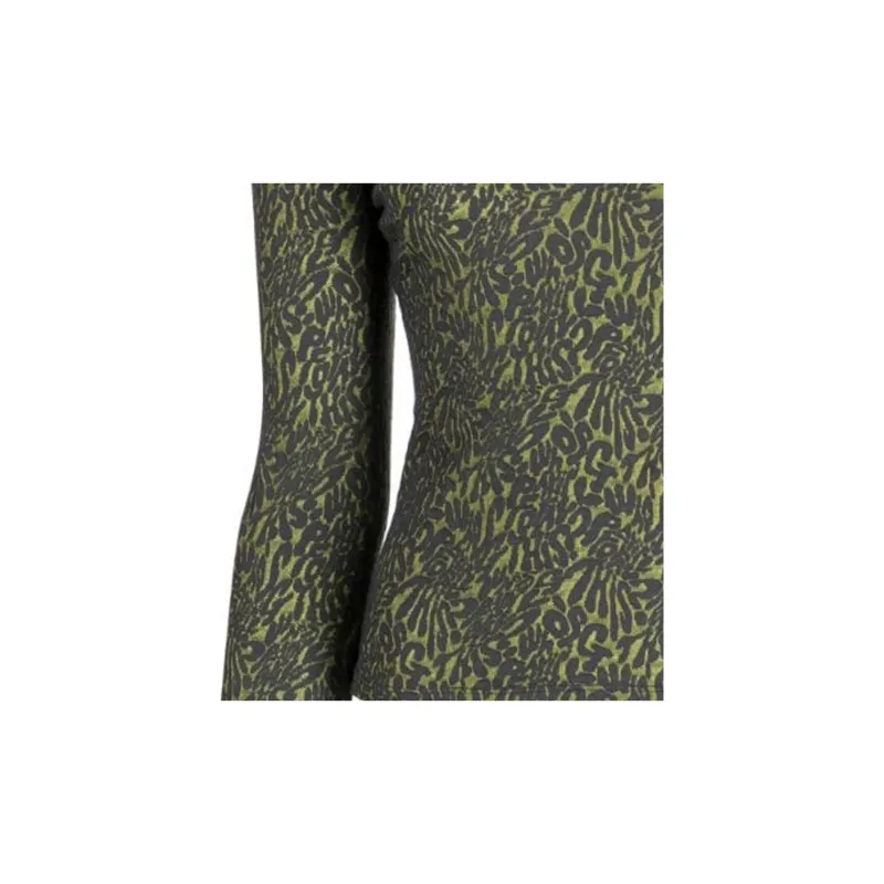 ECKHAUS LATTA Shrunk Mock-neck Cotton Blend Top-2