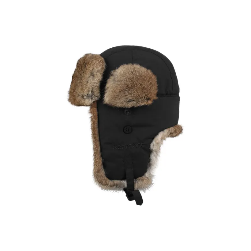 KENMONT Rabbit Fur Blend Trapper Hats Men's-10