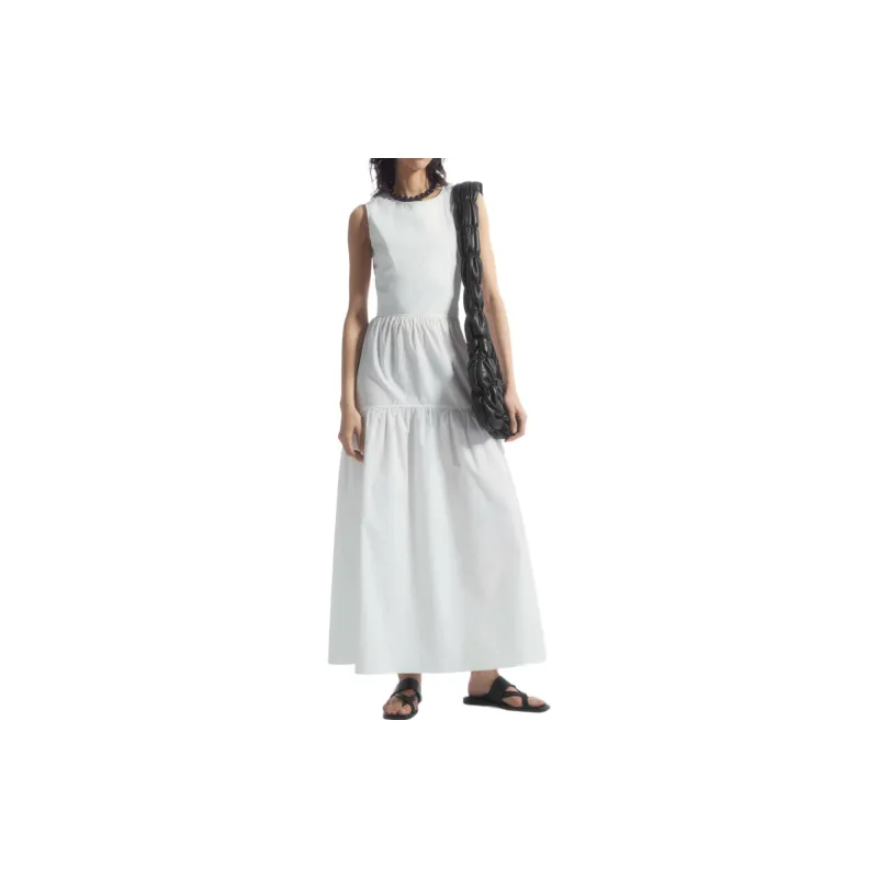 COS Sleeveless Dress Women's White-1