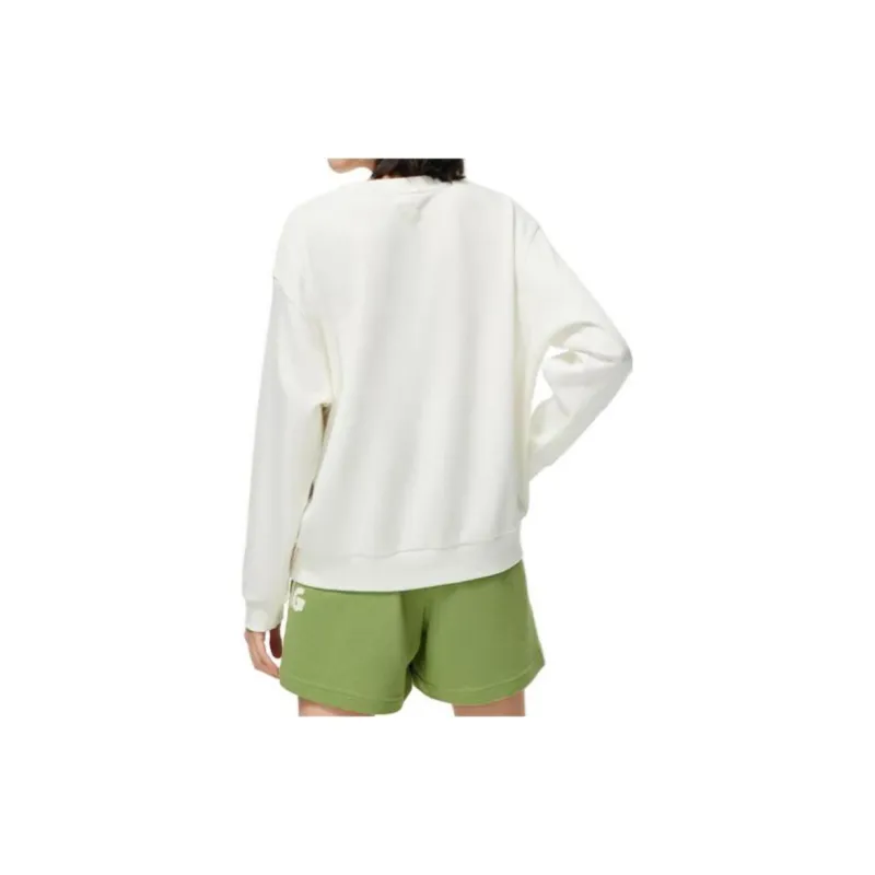 LiNing Sports Lifestyle Collection Sports Trendy Collection Sweatshirt Women's Ivory-5