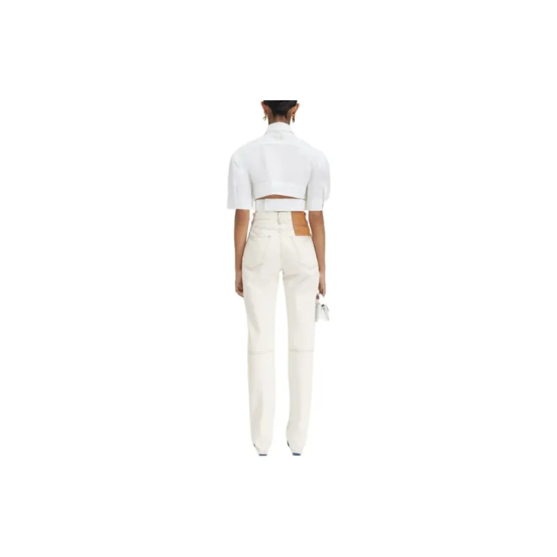 Jacquemus Le De Nîmes Droit 'Off White/Tabaccco'-2