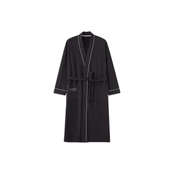 MIIOW Bath Robes Men's Dark Gray