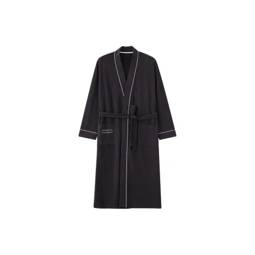 MIIOW Bath Robes Men's Dark Gray