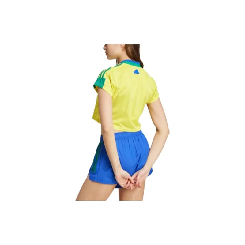 Adidas Free Shipping With AdiClub Tiro Cut 3-Stripes Crop Jersey-2