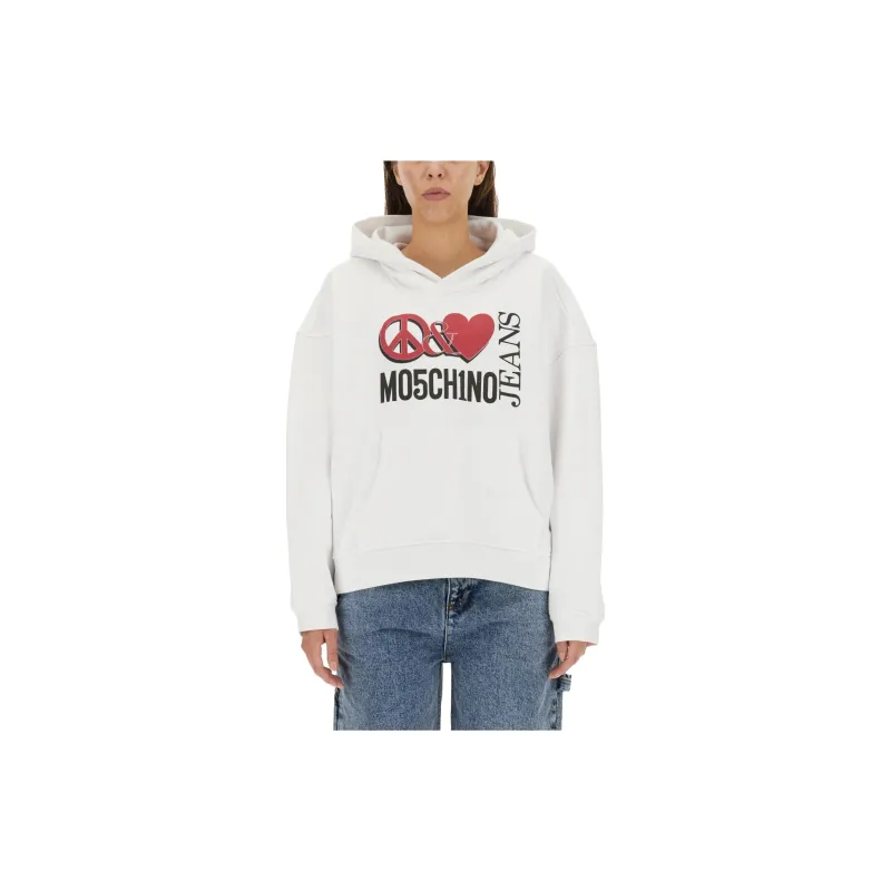 MOSCHINO Graphic Logo print Hoodie-1