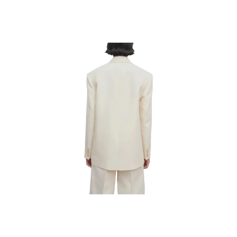 THE ROW Cosima Wool silk Blend Jacket-3