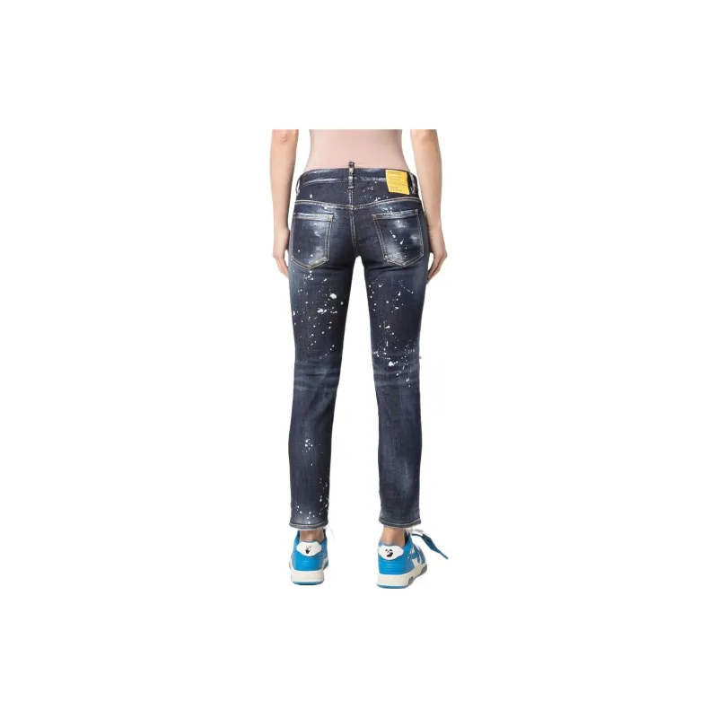 DSQUARED 2 Distressed Straight leg Jeans-2