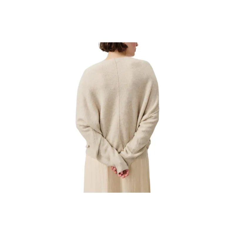 AMERICAN VINTAGE A.M FW24 Pull Femme Damsville Sweater Women's Sand-2
