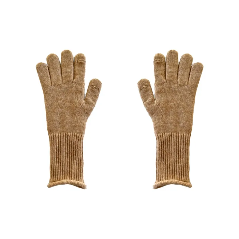 AAJF Wool Acrylic Knit Gloves Women's-22