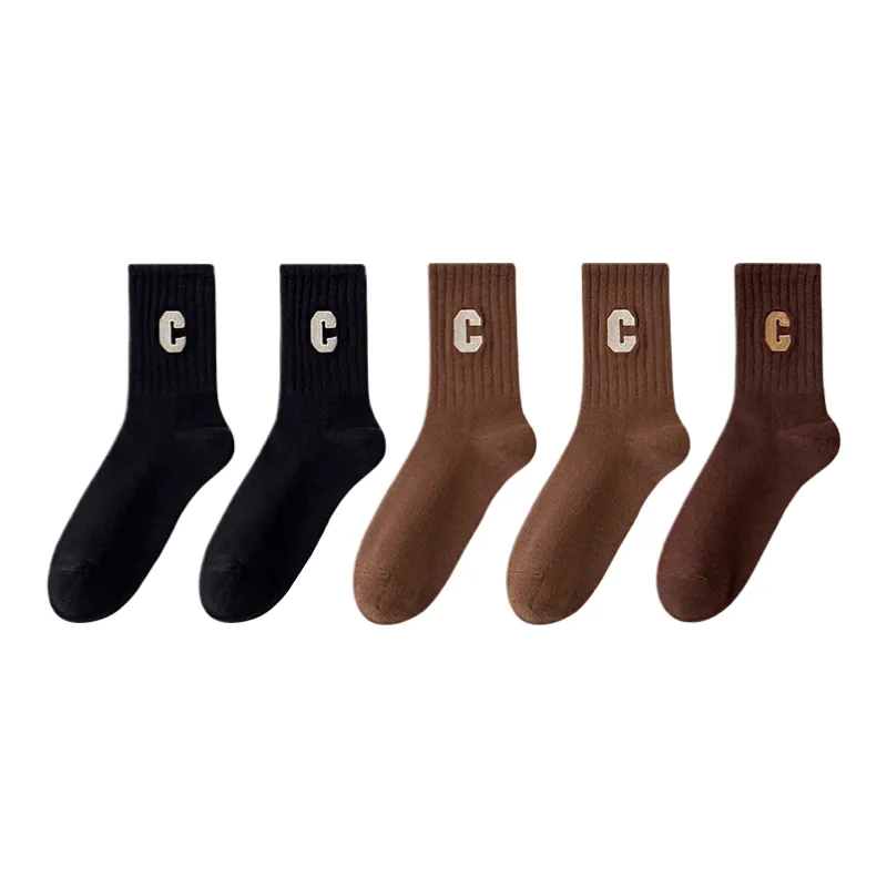 Lan Miao Mid Calf Socks Women's 5 Pack-1