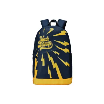 TURN UP Polyester Backpack Regular Unisex Navy Blue