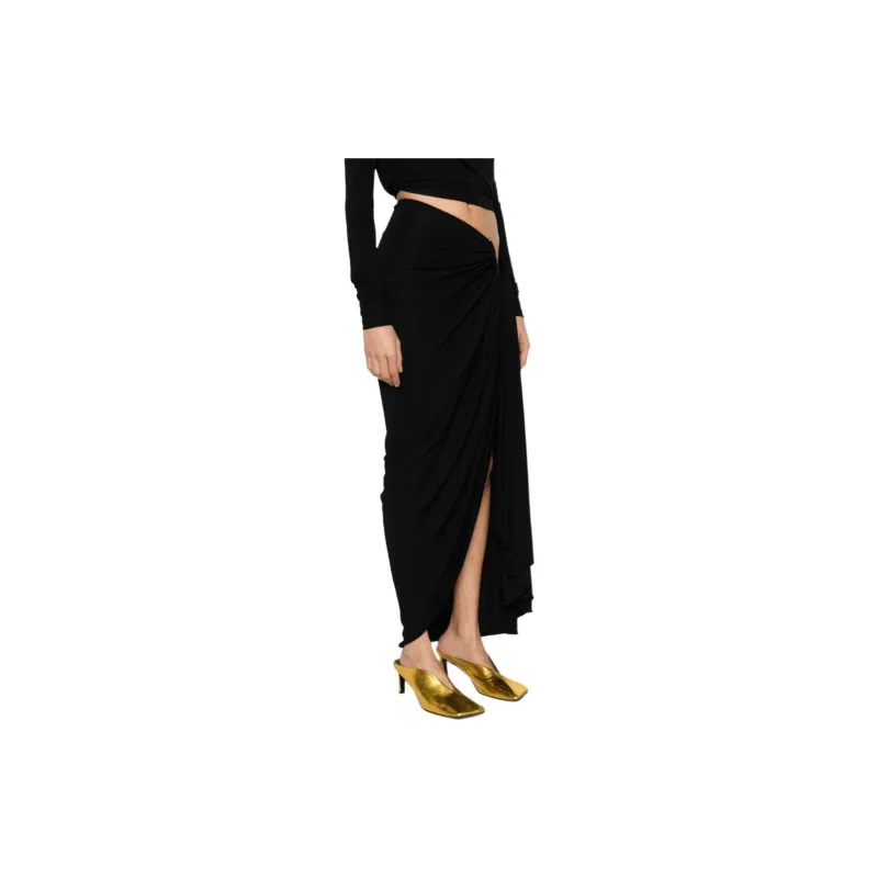 Christopher Esber Odessa Draped Midi Skirt-3