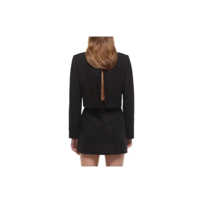 Self portrait Long Sleeved Dresses Women's Classic Black-2