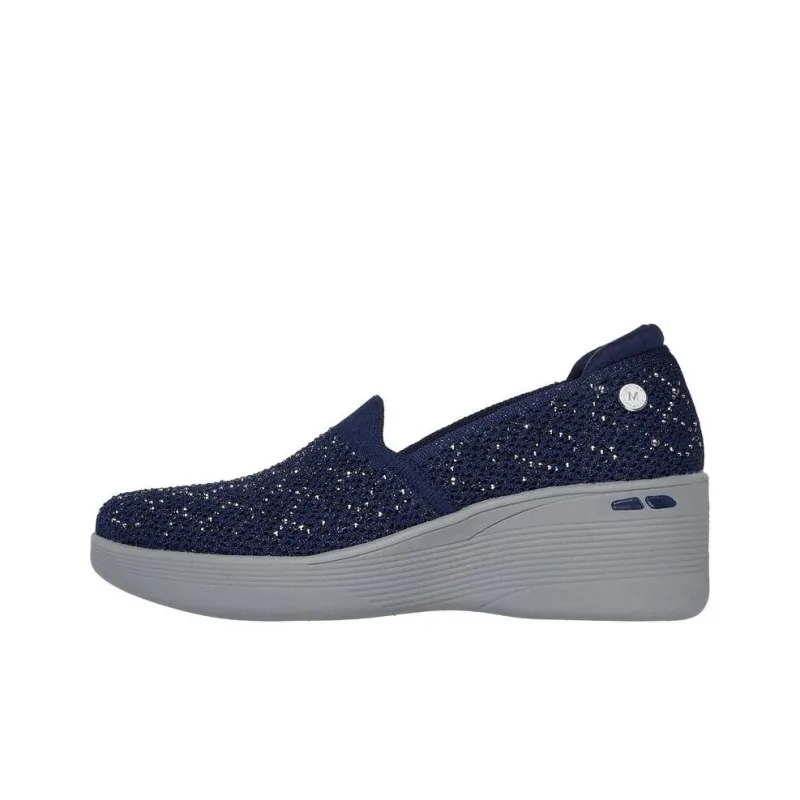 Skechers Pier Lite Anti-Slip Wear-Resistant Low-Top Casual Shoes Women's Marine Blue-0