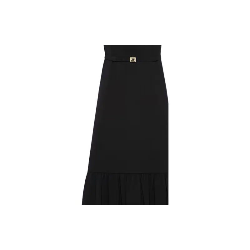GUCCI Sable Interlocking G Belt Dress-2
