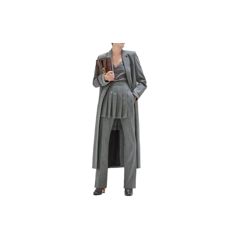 FENDI Casual Pants Women's Gray-2