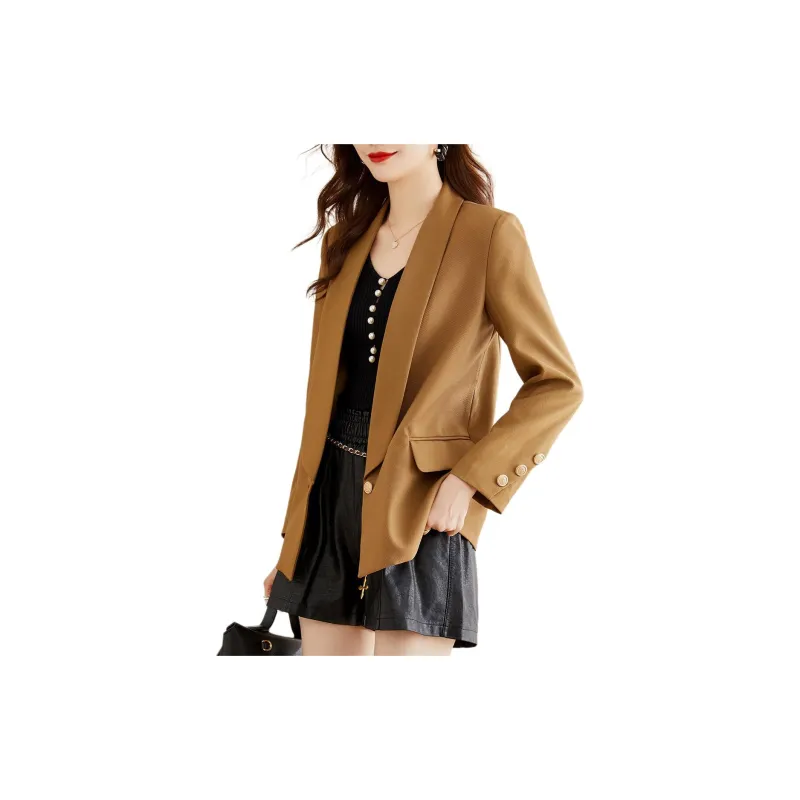 TERRE BLEUE Business Suit Women's Khaki-0