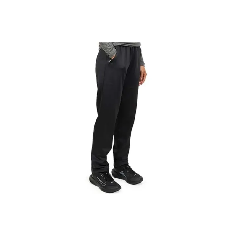 Kappa Knitted Sports Pants Women's Black Coral Pink-2