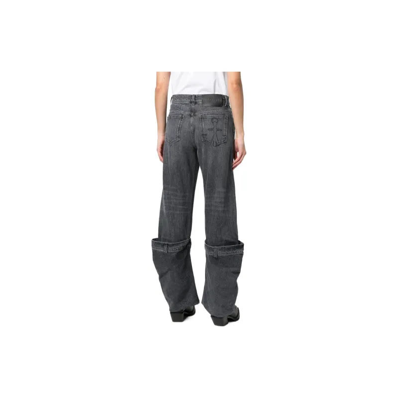 JW Anderson Distressed Bucket Jeans-2