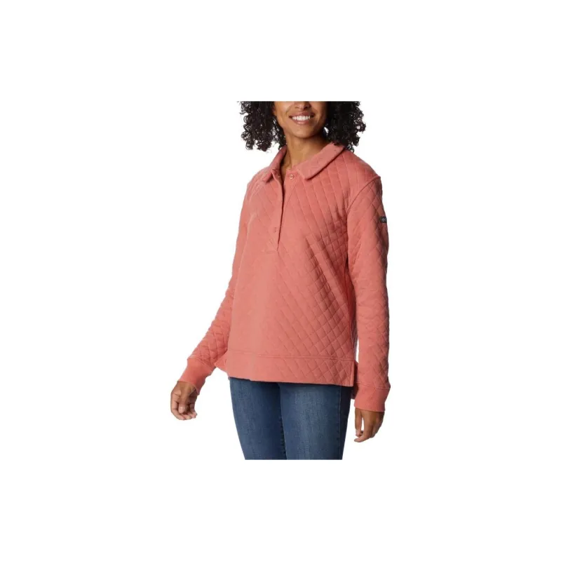 Columbia Polo Shirts Women's Dark Coral-1