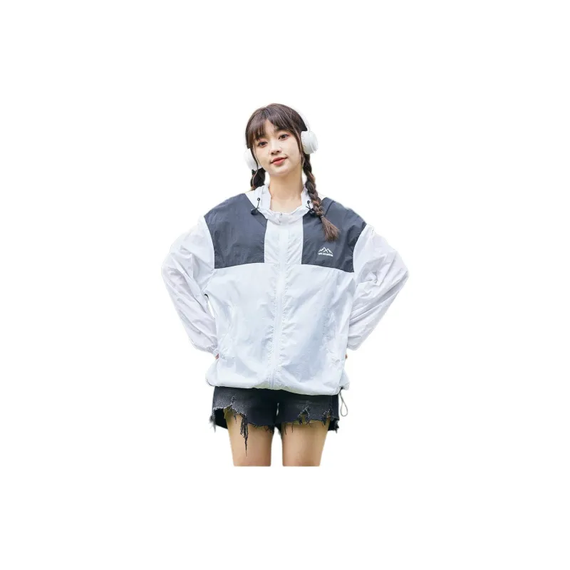 Tonlion Sun Protection Clothing Women's Raw White-2