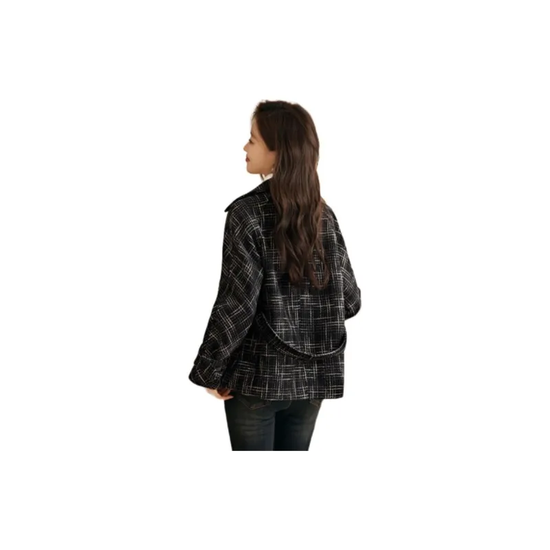 Mo Han Yi Mei Coats Women's Black-1