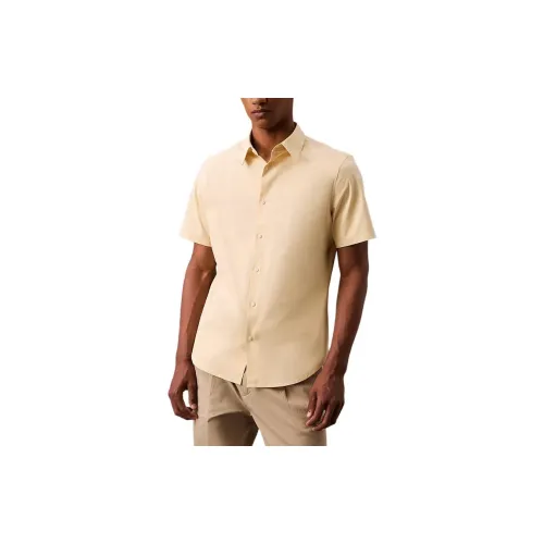 Calvin Klein Shirts Men Reed Yellow