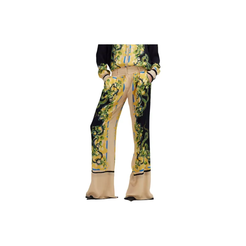 Roberto Cavalli Floral print Straight leg Trousers-3