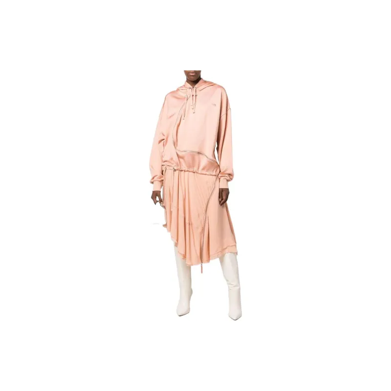 DIESEL Long-Sleeved Dresses Women's Pink-1