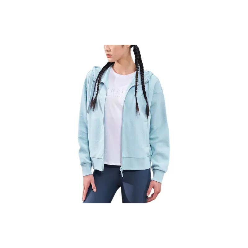 XTEP Jackets Coats Women's Azure Blue-1