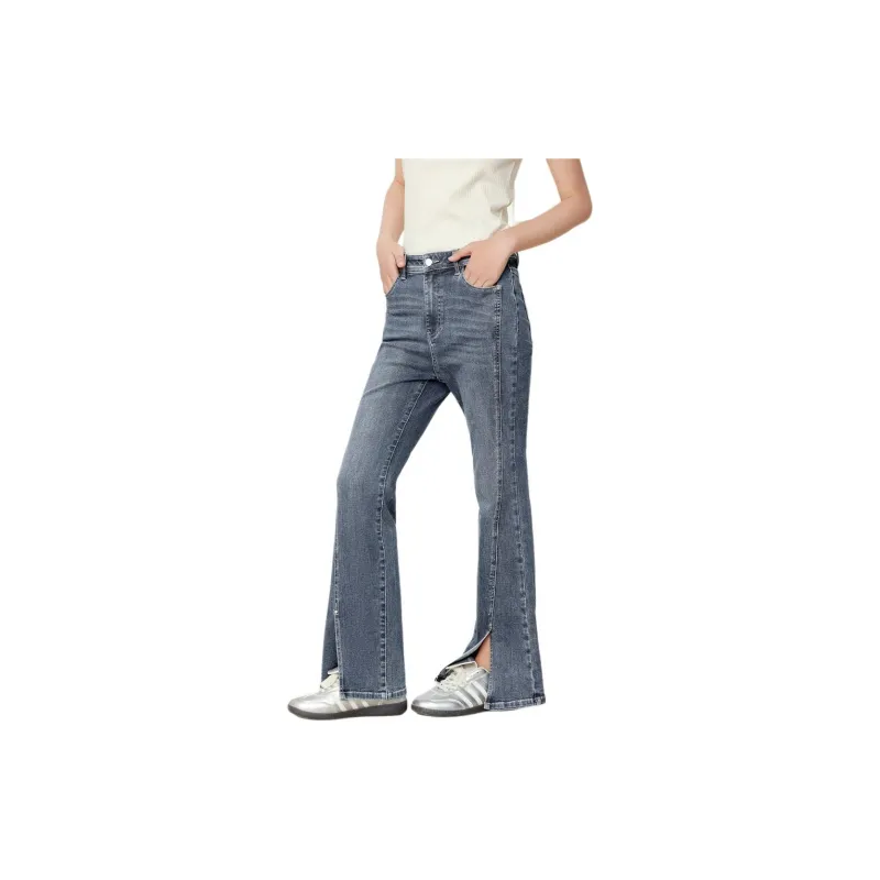 EICHITOO SS24 Jeans Women's Blue-2