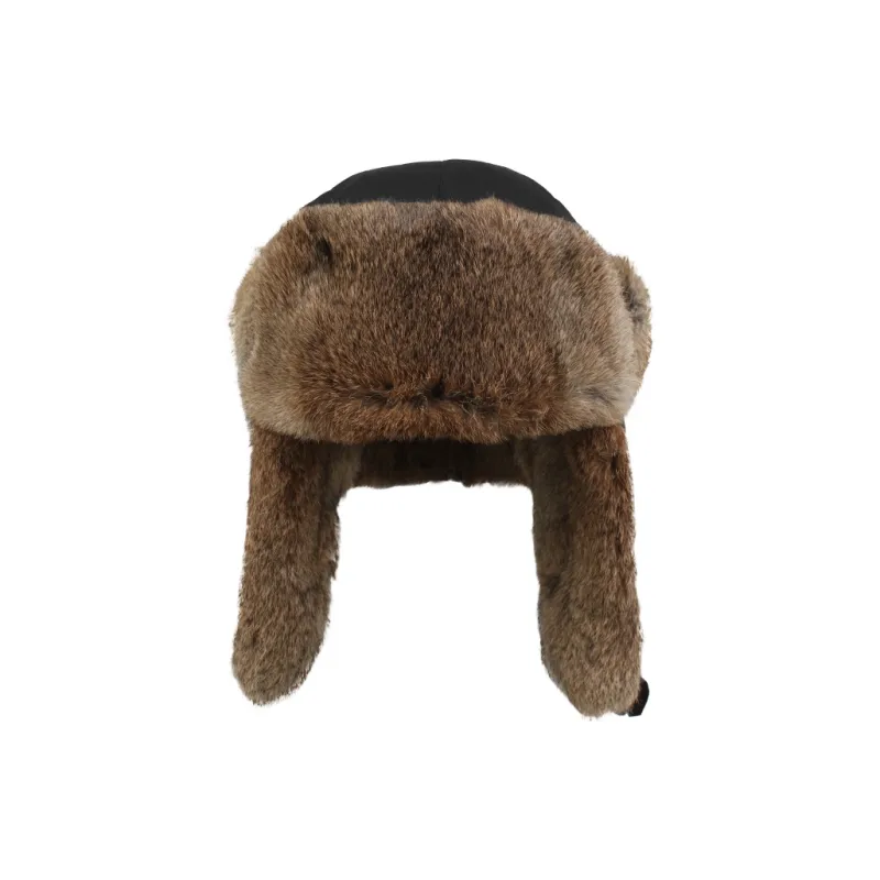 KENMONT Rabbit Fur Blend Trapper Hats Men's-8
