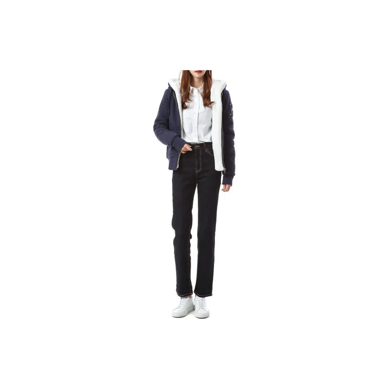 Moose Knuckles Jackets Women's Navy-2