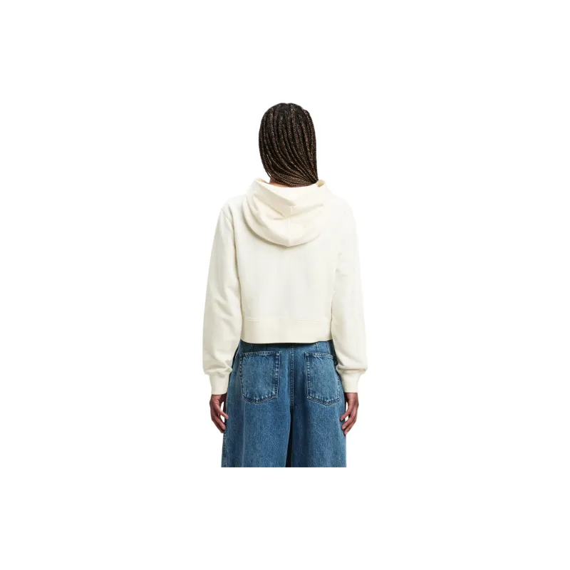 PALM ANGELS Logo Embroidered Drop Shoulder Hoodie-2