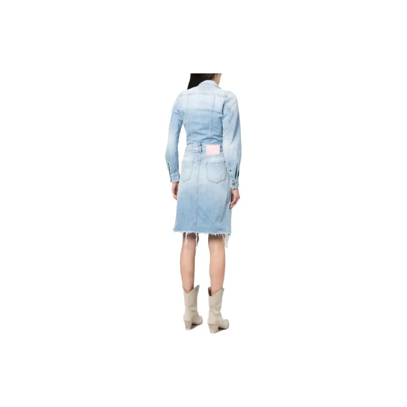 DSQUARED 2 Distressed Denim Dress-2