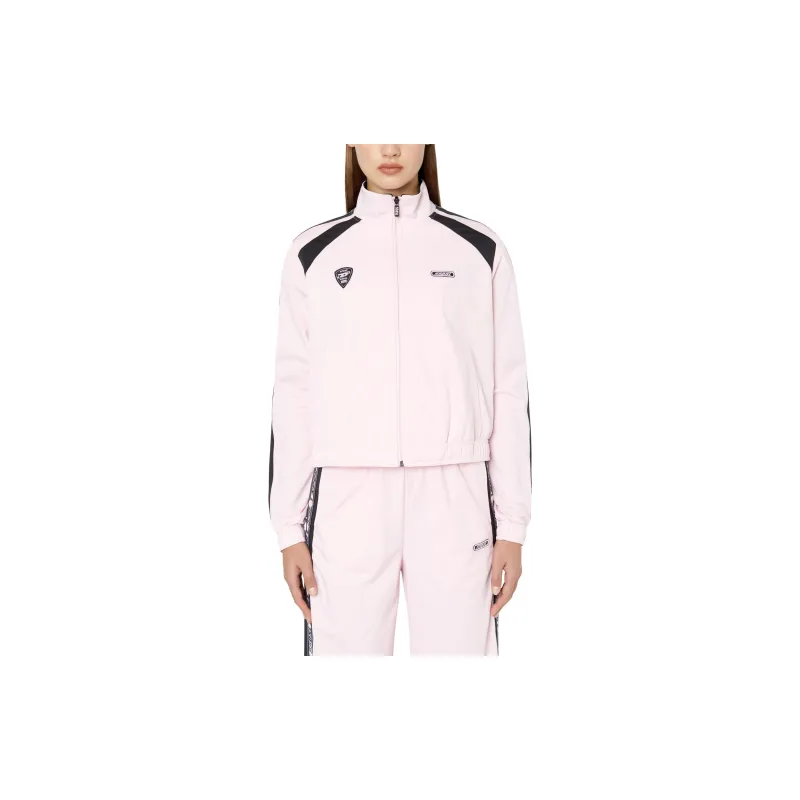 DIESEL Jackets Coats Women's Pink White-1