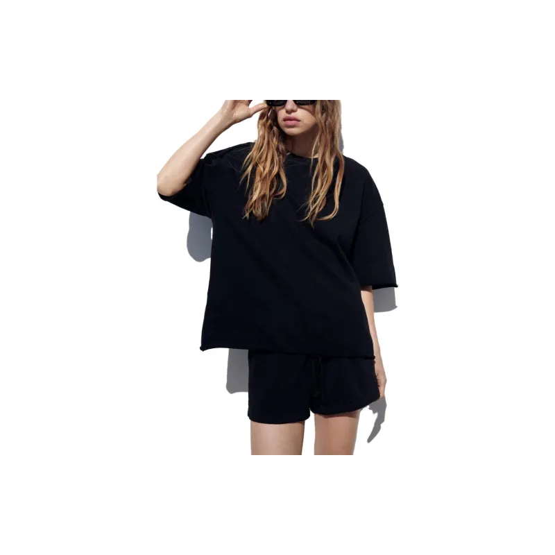 ZARA Sweatshirts Women's Black-2