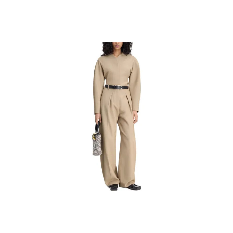 Jacquemus Le Pantalon Ovalo Beige-1