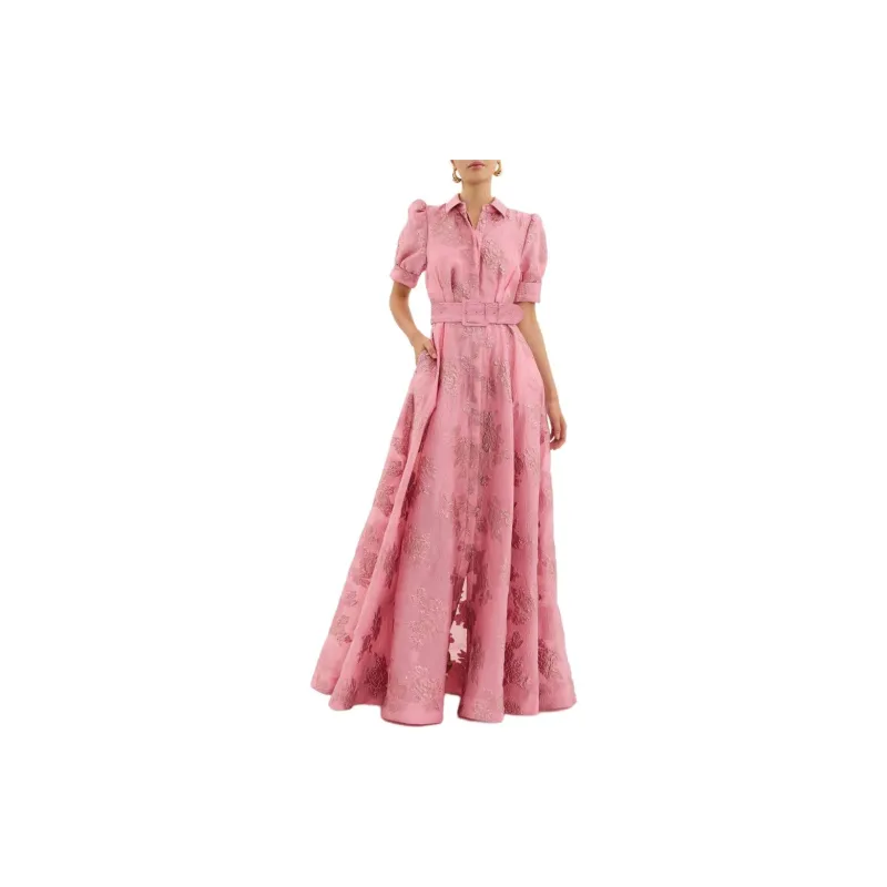 Rebecca Vallance Annette Floral brocade Gown-1