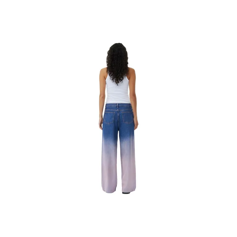 GANNI Future High rise Wide leg Jeans-2