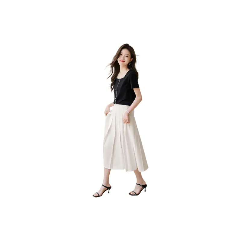 Mo Han Yi Mei T Shirt Women's Black-1