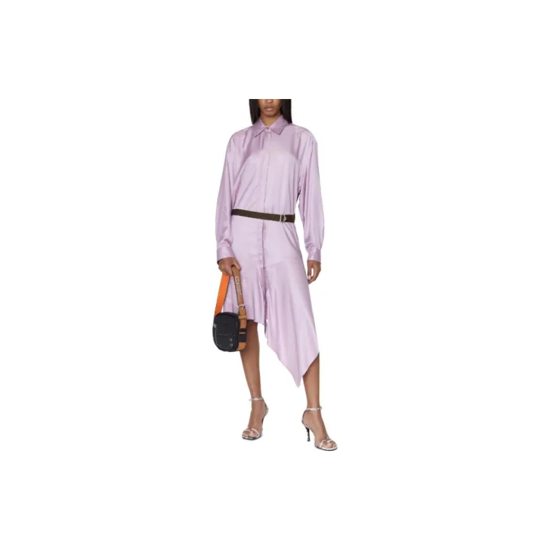 DIESEL Long-Sleeved Dresses Women's Purple-1