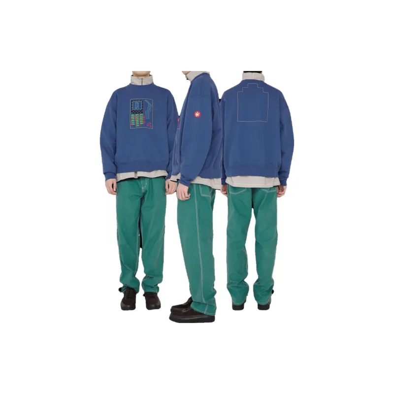 Cav Empt Sweatshirts Men Blue-2