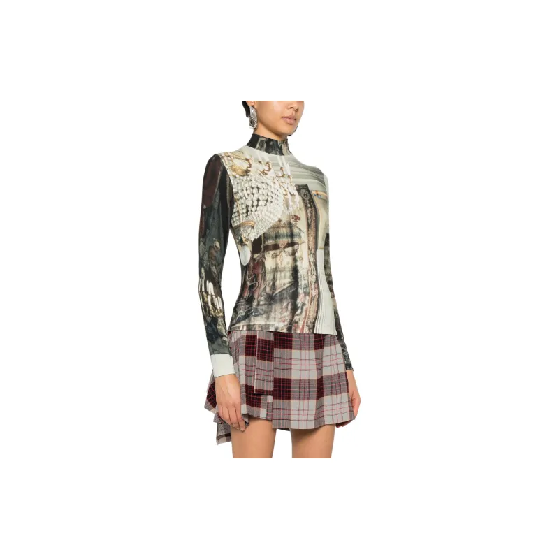 Vivienne Westwood Graphic Printed Turtleneck Top-3