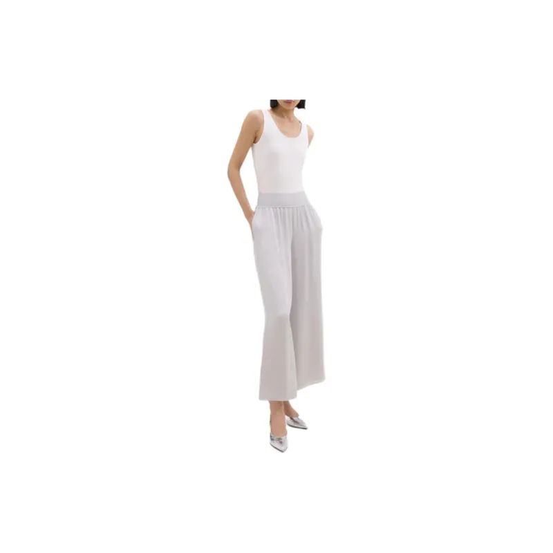 THEORY Casual Pants Women's Silver White-4